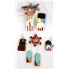Image 2 : 5 Native American Hopi Kachina Dolls