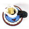 Image 2 : Hand Beaded Glass Pitcher by Kathy Kills Thunder