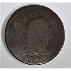 1796 LIBERTY CAP LARGE CENT  GOOD