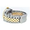 Image 5 : Rolex Mens 2 Tone 14K Silver Diamond & Ruby Datejust Wristwatch