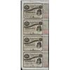 Image 1 : Uncut Sheet of (4) State of Louisiana Baby Bond Obsolete Notes