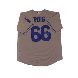 Los Angeles Dodgers Yasiel Puig Autographed Jersey