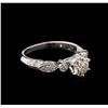 Image 2 : 0.80 ctw Diamond Ring - 18KT White Gold