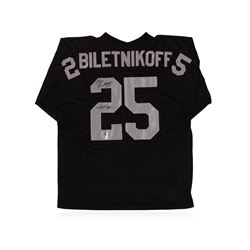 Oakland Raiders Hall of Famer Fred Biletnikoff Autographed Jersey GA Certified