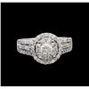 Image 2 : 14KT White Gold 1.35 ctw Diamond Ring