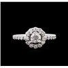 Image 2 : 1.28 ctw Diamond Ring - 14KT White Gold