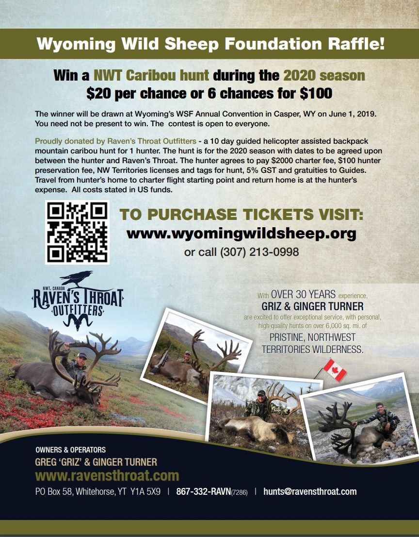 2020 NWT Mountain Caribou Hunt Raffle