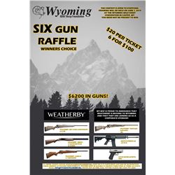 Wyoming Wild Sheep 2019 Six Gun Raffle