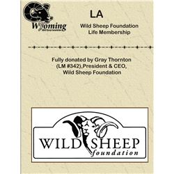 Wild Sheep Foundation Life Membership