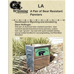 A Pair of Bear Resistant Pack Panniers