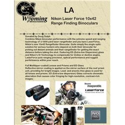Nikon Laser Force 10x42 Range Finding Binoculars