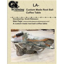Custom Made Root Ball Coffee Table