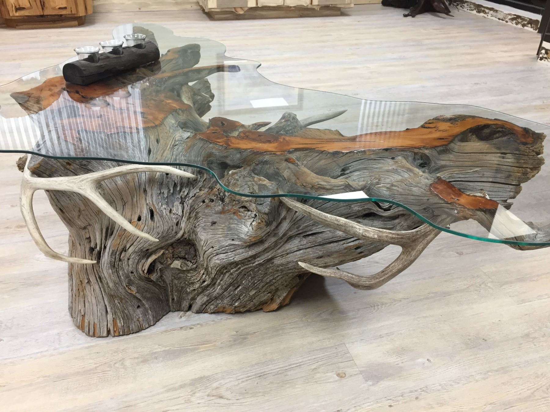 Custom Made Root Ball Coffee Table