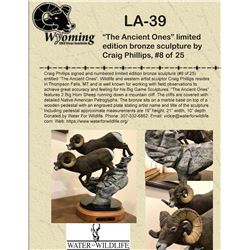 “The Ancient Ones” limited edition bronze sculpture by Craig Phillips, #8 of 25