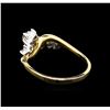 Image 3 : 0.50 ctw Diamond Ring - 14KT Yellow Gold