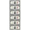Image 1 : Lot of (6) 1963 $2 Legal Tender Notes