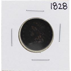 1828 Draped Bust Half Cent Coin