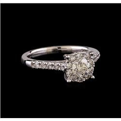 0.85 ctw Diamond Ring - 14KT White Gold