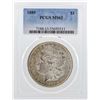 Image 1 : 1889 $1 Morgan Silver Dollar Coin PCGS MS63