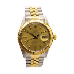 Rolex Men's Thunderbird Wristwatch - 18KT Yellow Gold and Stainless Steel