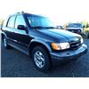 Image 2 : F3 --  2001 Kia Sportage  , Black , 149476  KM's