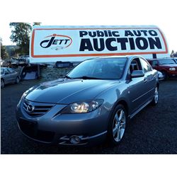 D3 --  2005 Mazda 3 , Grey , 153962  KM's