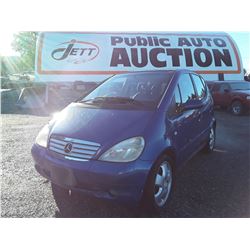 E5 --  1999 Mercedies A190 , Blue , 89026  KM's