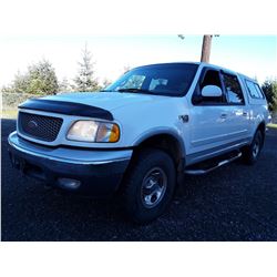 H1 --  2001 Ford F150 Crew Cab , White , 270424  KM's