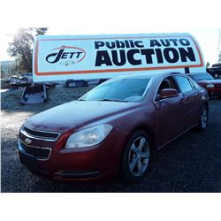 H4 --  2009 Chevrolet Malibu , Red , 120452  KM's