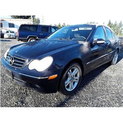 I4 --  2003 Mercedes-Benz C240 , Blue , 200846  KM's