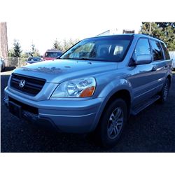 K4 --  2003 Honda Pilot EX , Silver , 173635  KM's