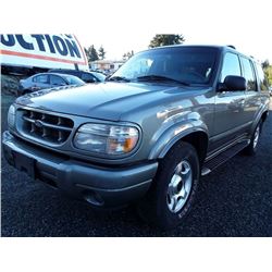 M4 -- 2000 FORD EXPLORER SUV, GREEN, 206,375 KMS