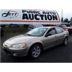 A10 --  2003 Chrysler Sebring , Brown , 130544  KM's