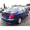 Image 3 : A8 D --  2006 Hyundai Accent GS , Blue , 248808  KM's