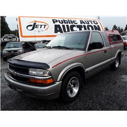 G2 --  2001 Chevrolet S10 , Brown , 128599  KM's