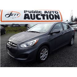A11 --  2012 Hyundai Accent GLS , Silver , 173345  KM'