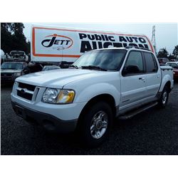 F5 --  2001 Ford Explorer Sport Trac , White , 272399  KM's