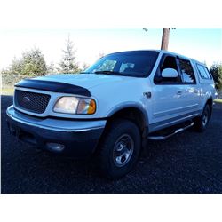 H1 --  2001 Ford F150 Crew Cab , White , 270424  KM's