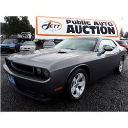 K2 --  2012 Dodge Challenger SXT , Grey , 127392  KM's