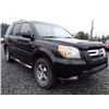 Image 2 : K6 -- 2008 HONDA PILOT SE SUV, BLACK, 153838 KMS DEC'S, OOP QB