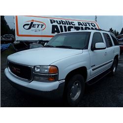 G5 --  2003 GMC Yukon  , White , 233448  KM's