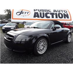 D6A --  2001 AUDI TT QUATTRO , Black , 65,431 MILES  KM's