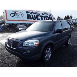 A2 --  2006 PONTIAC MONTANA , Grey , 265018  KM's