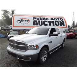 H2 -- 2013 RAM 1500 LONGHORN WHITE 281,563 KM'S