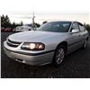 Image 1 : C4 --  2003 Chevrolet Impala , Silver , 133622  KM's