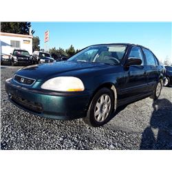 I5 --  1998 Honda Civic LX , Green , 247842  KM's