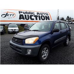 N2 --  2001 Toyota Rav 4  , Blue , 247633  KM's