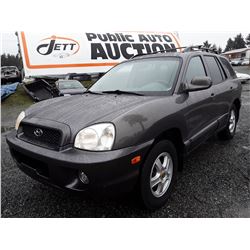 O4 --  2004 Hyundai Santa Fe , Grey , 279082  KM's