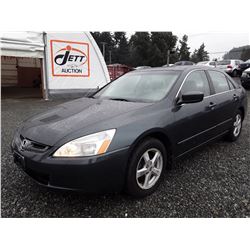 B4 --  2004 HONDA ACCORD EX , Green , 236843  KM's