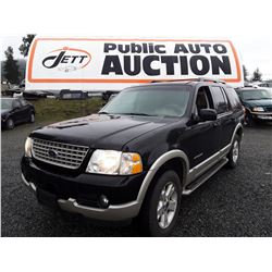 H5 -- 200FORD EXPLORER, Black, 278922 Km's